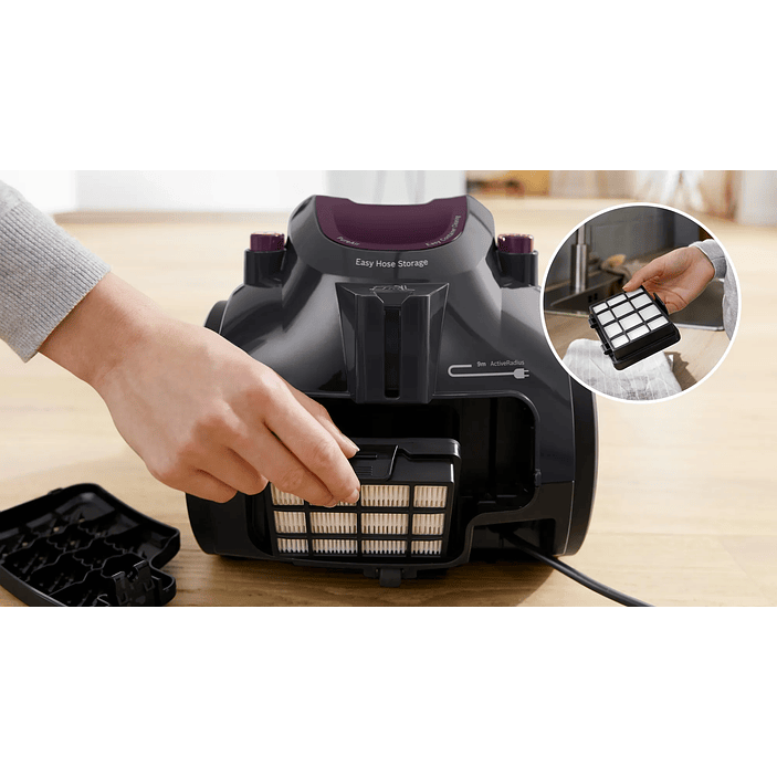 Serie 2 Aspirador sin bolsa Violeta BOSCH 13