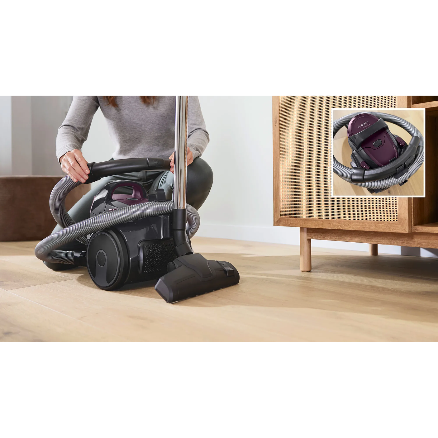 Serie 2 Aspirador sin bolsa Violeta BOSCH 14