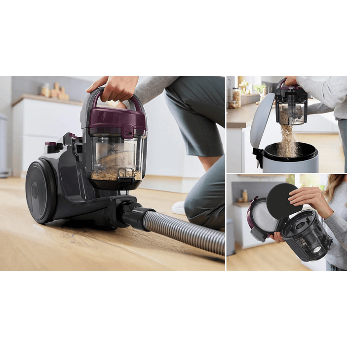 Serie 2 Aspirador sin bolsa Violeta BOSCH 16