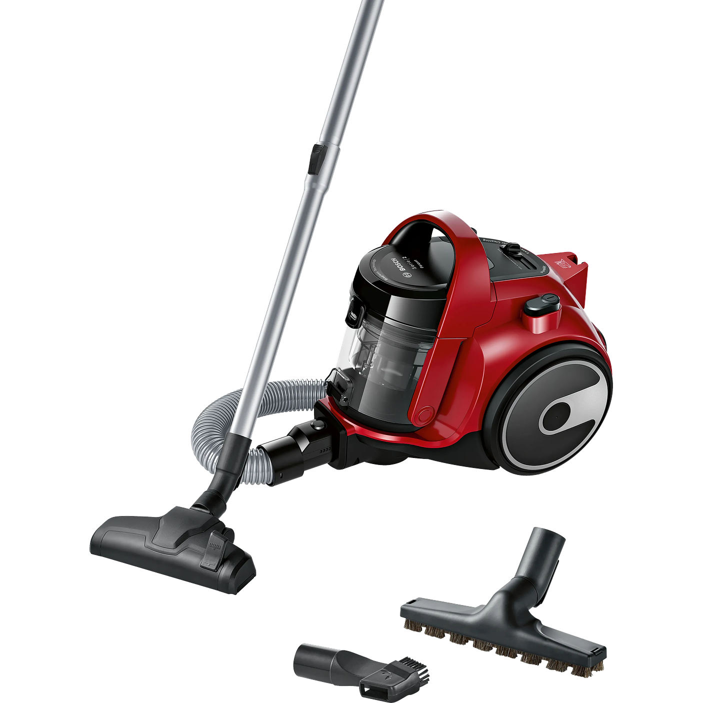 Serie 2 Aspirador sin bolsa Rojo BOSCH 1