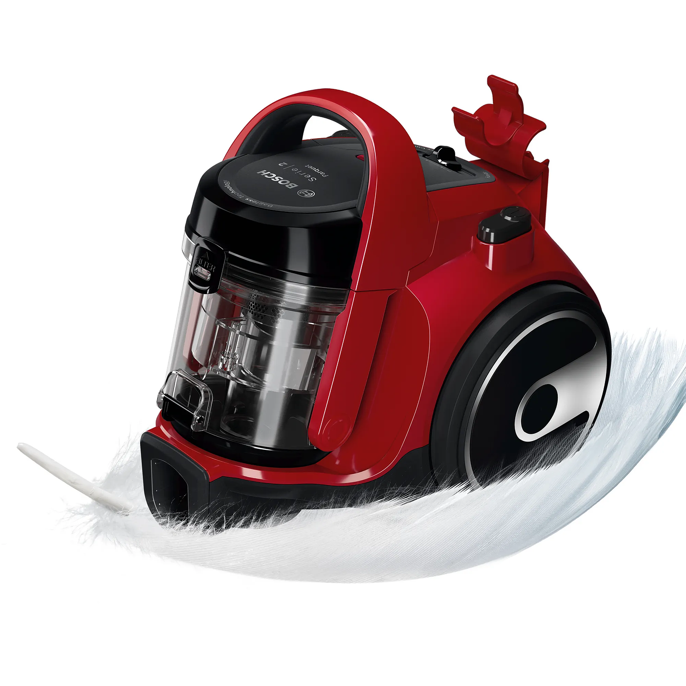 Serie 2 Aspirador sin bolsa Rojo BOSCH 8