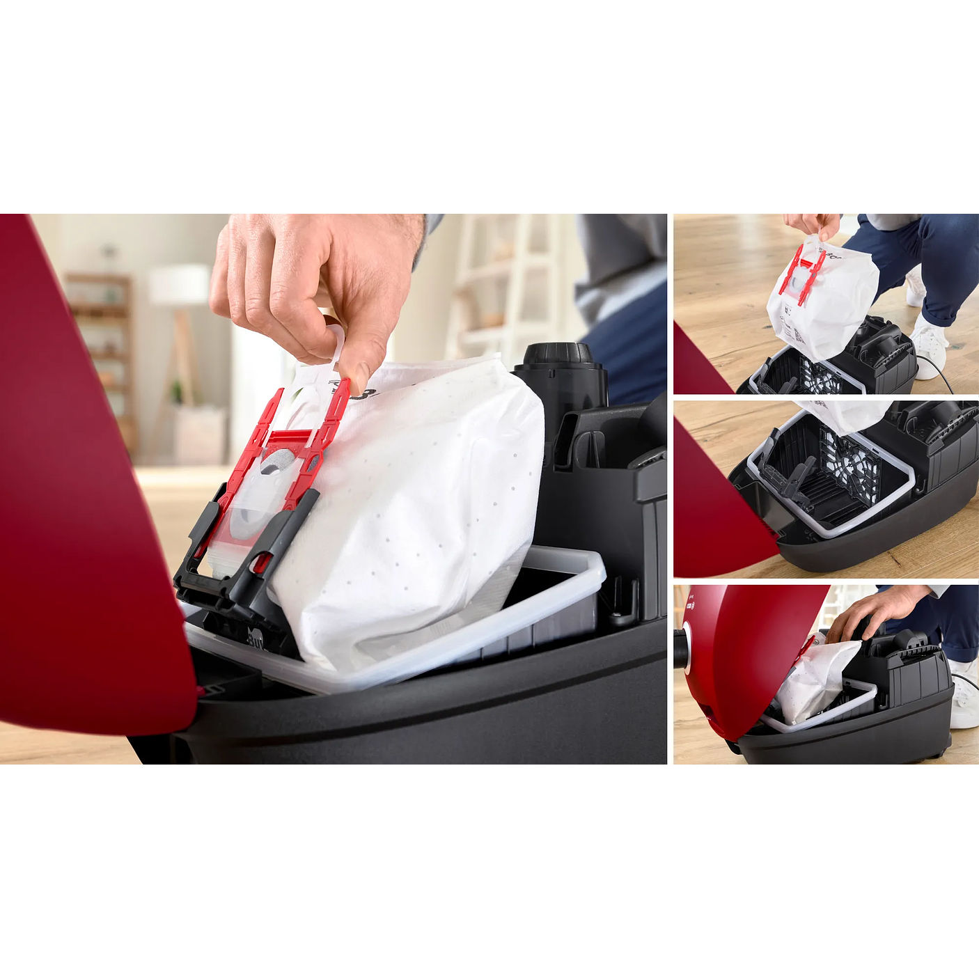 Serie 4 Aspirador con bolsa Rojo BOSCH 6