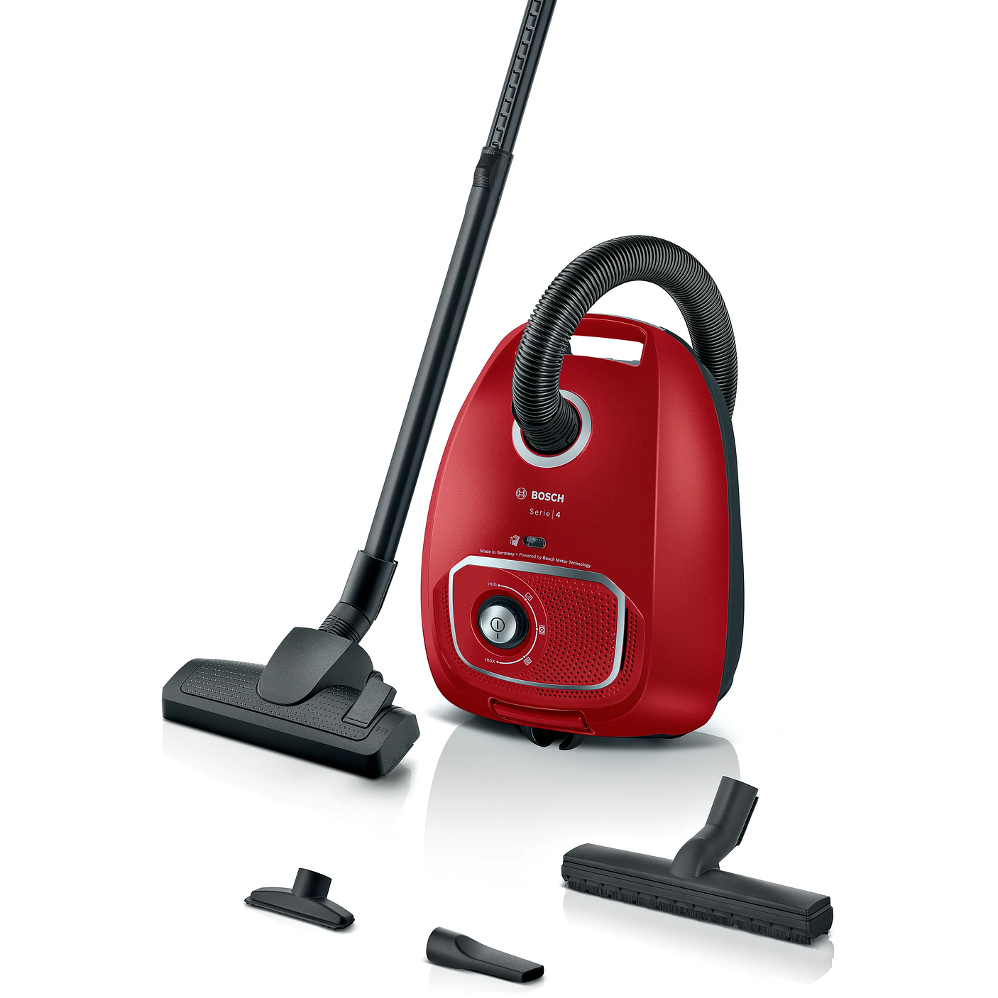Serie 4 Aspirador con bolsa Rojo BOSCH 1