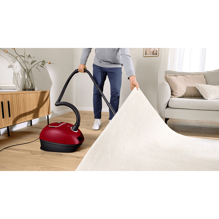 Serie 4 Aspirador con bolsa Rojo BOSCH 12