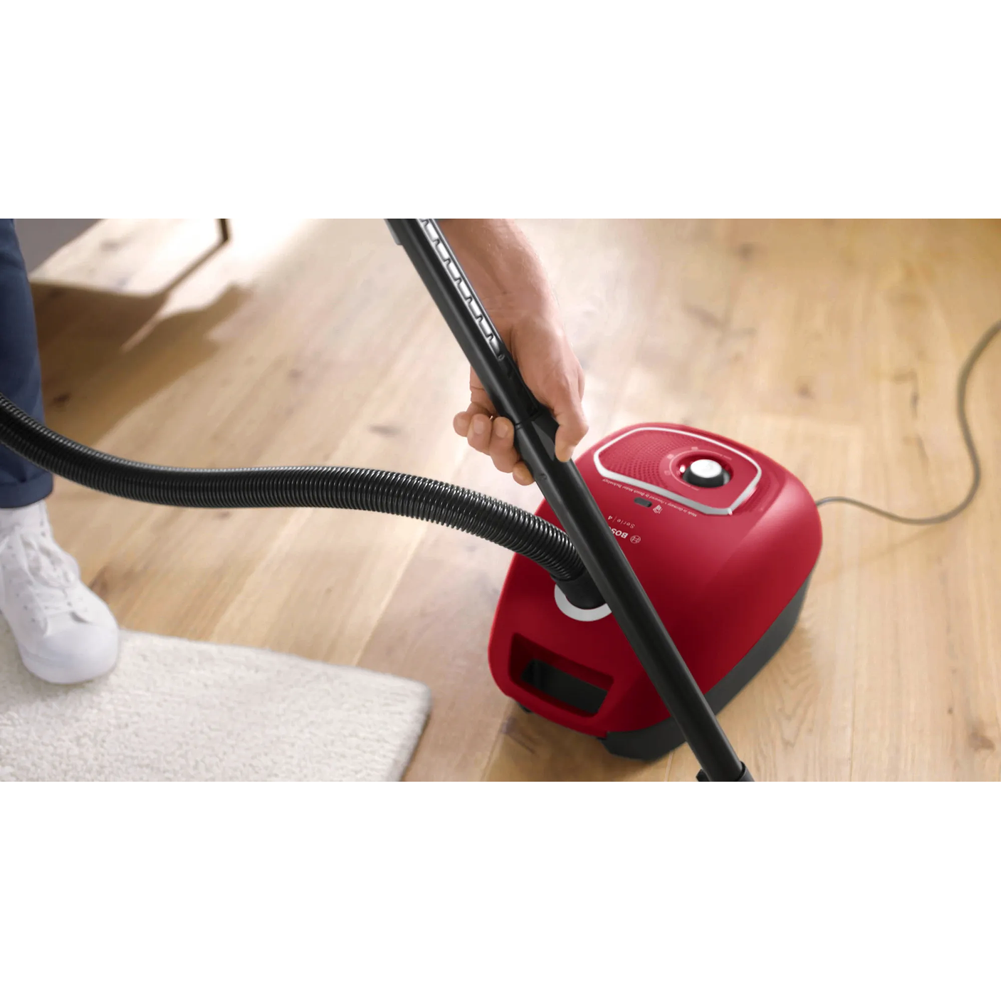 Serie 4 Aspirador con bolsa Rojo BOSCH 3