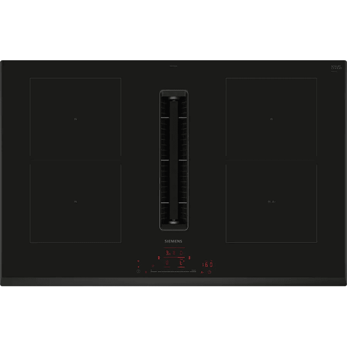 iQ500 SIEMENS Placa de inducción con extractor integrado 80 cm sin perfiles 1