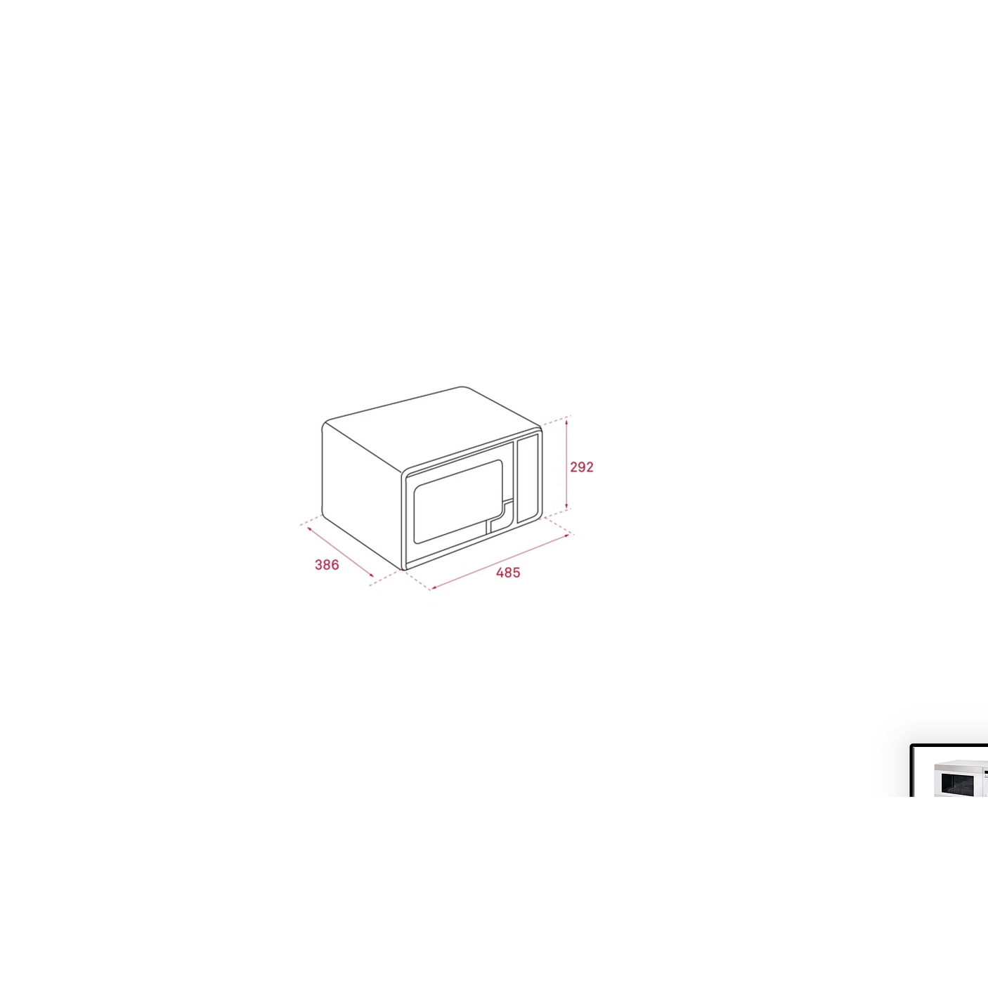 Microondas MWE 230 G WH 23 L Blanco Función Grill TEKA 2