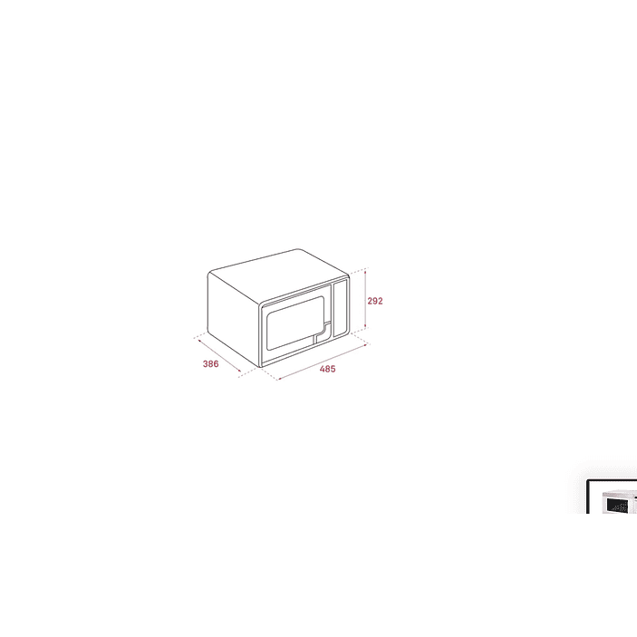 Microondas MWE 230 G WH 23 L Blanco Función Grill TEKA 2