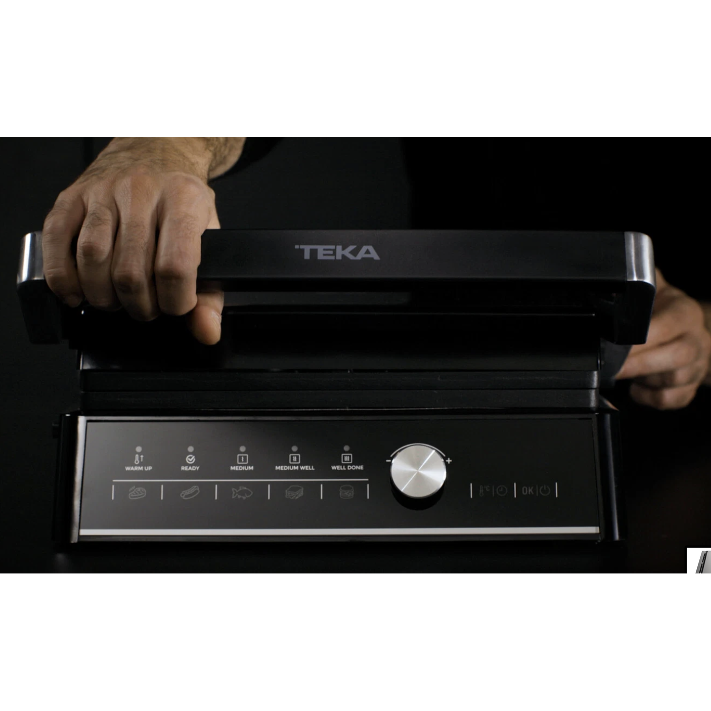 EliteGrill Grill Eléctrico Multifunción Cristal Negro TEKA 3