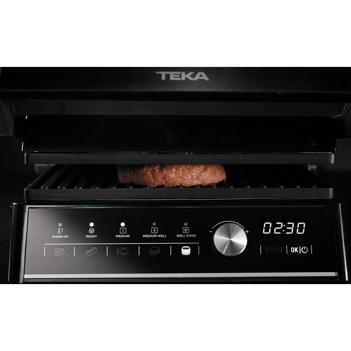 EliteGrill Grill Eléctrico Multifunción Cristal Negro TEKA 7