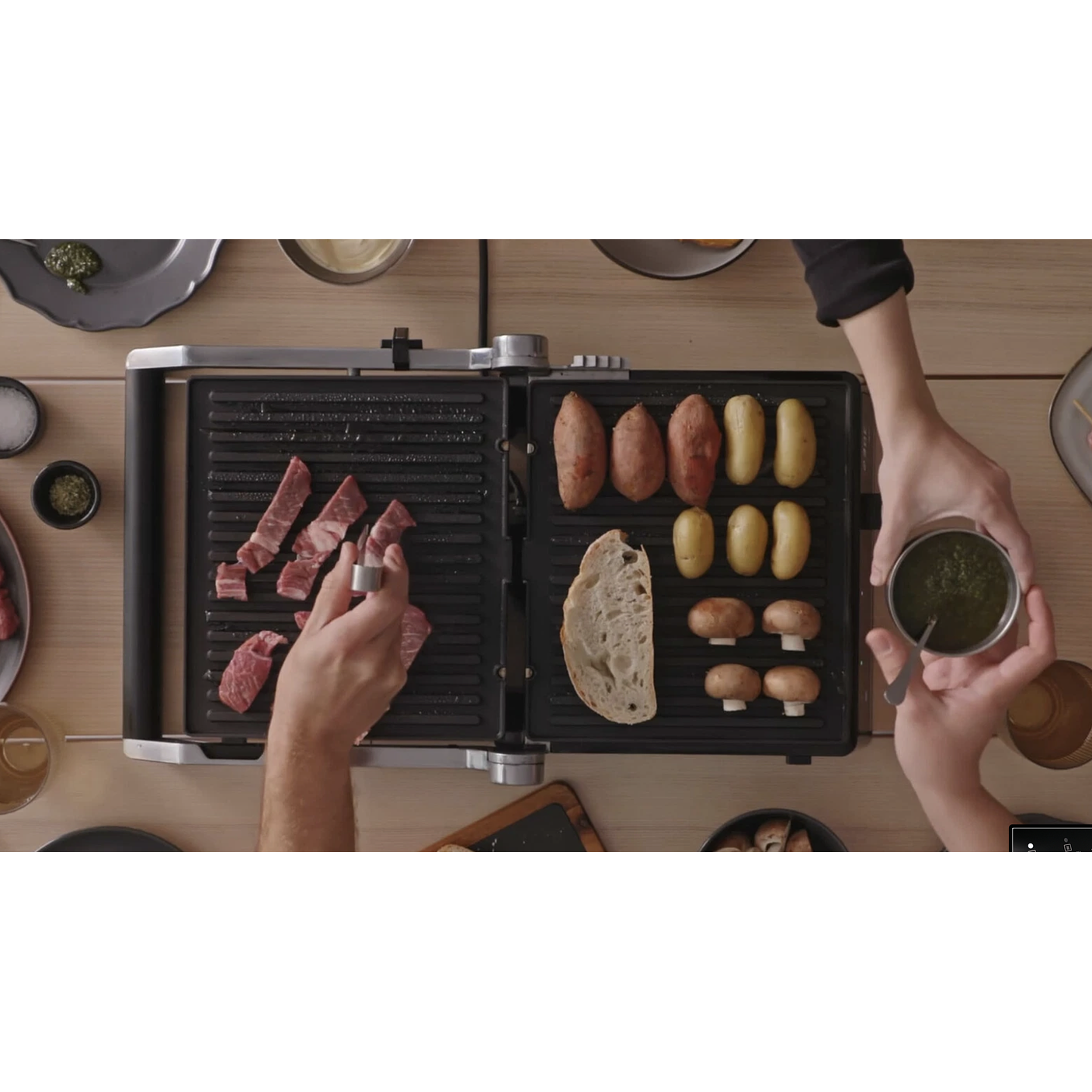 EliteGrill Grill Eléctrico Multifunción Cristal Negro TEKA 13