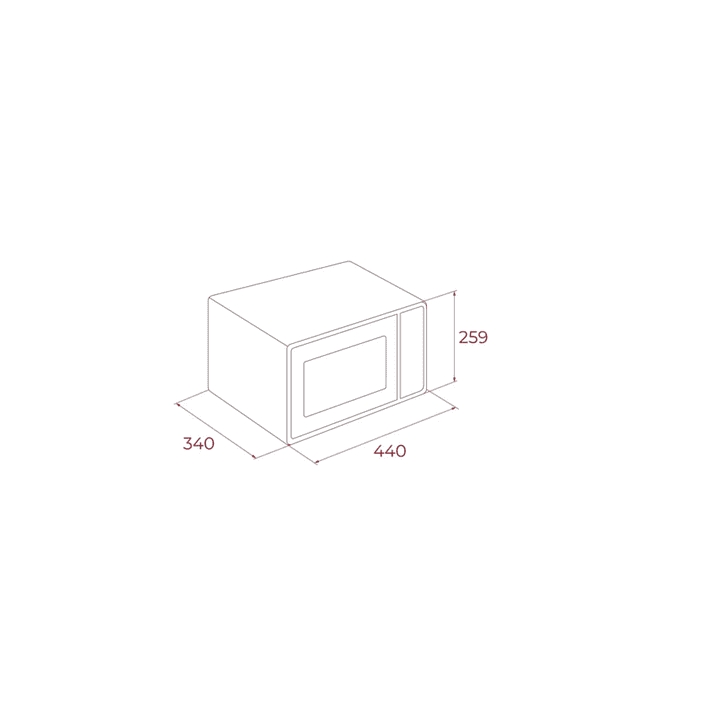 MWE FS20 G SS Microondas con Grill Acero Inoxidable TEKA 8