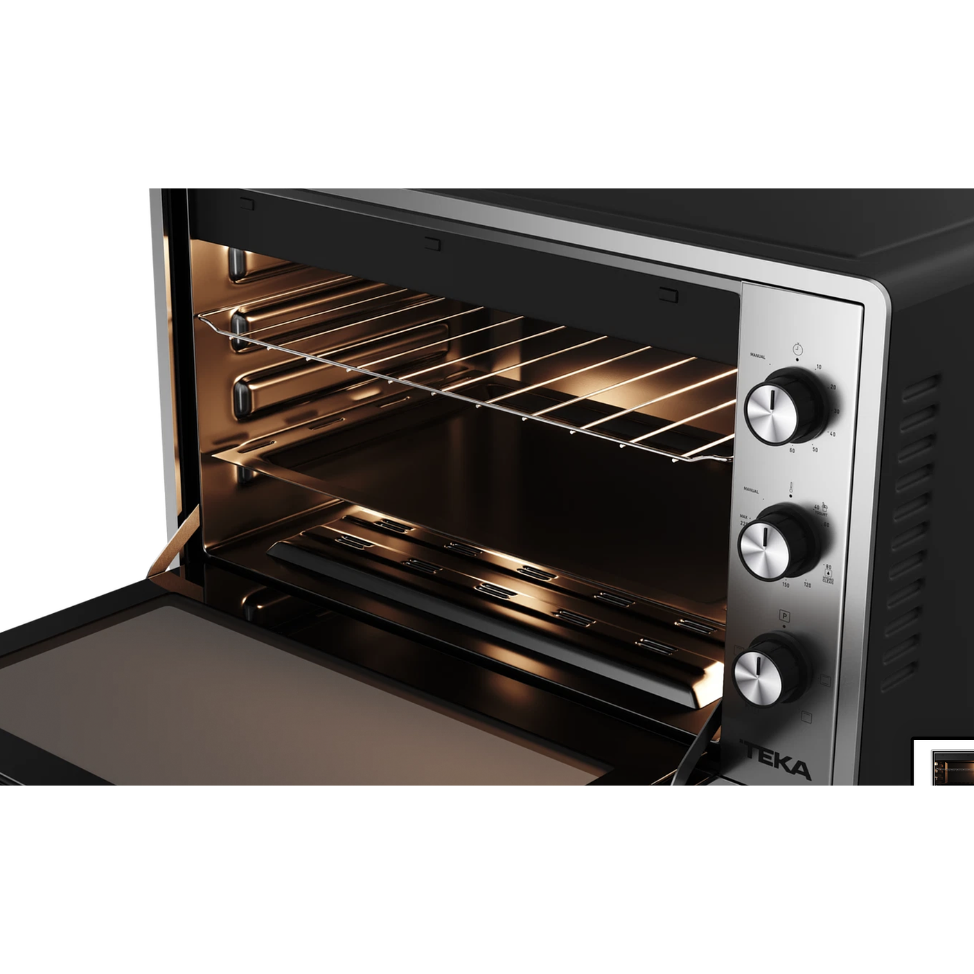 Grandchef FSO 424 Horno de Sobremesa Acero Inoxidable TEKA 8