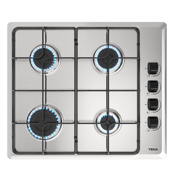 HLX 640 KL Placa de Cocción a Gas Butano 4 Fuegos Acero Inoxidable TEKA 1
