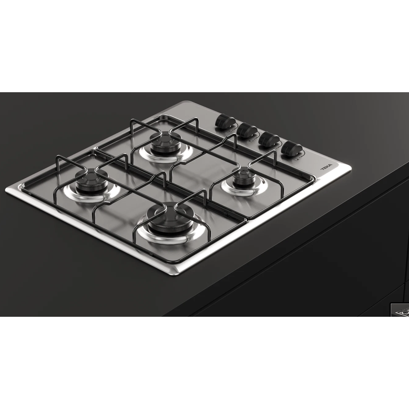 HLX 640 KL Placa de Cocción a Gas Butano 4 Fuegos Acero Inoxidable TEKA 6