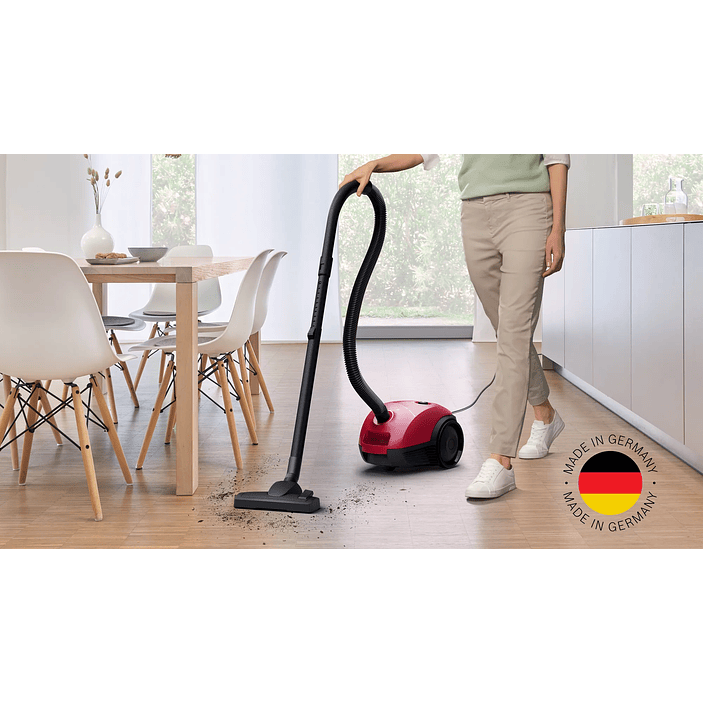 Serie 2 Aspirador con bolsa Rojo BOSCH 3