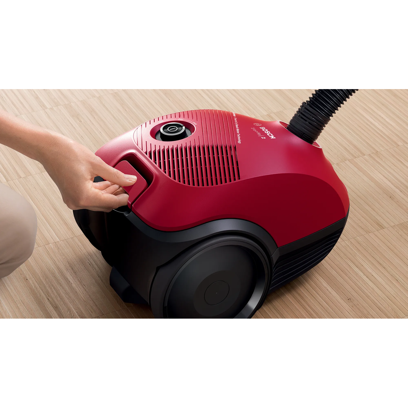 Serie 2 Aspirador con bolsa Rojo BOSCH 8