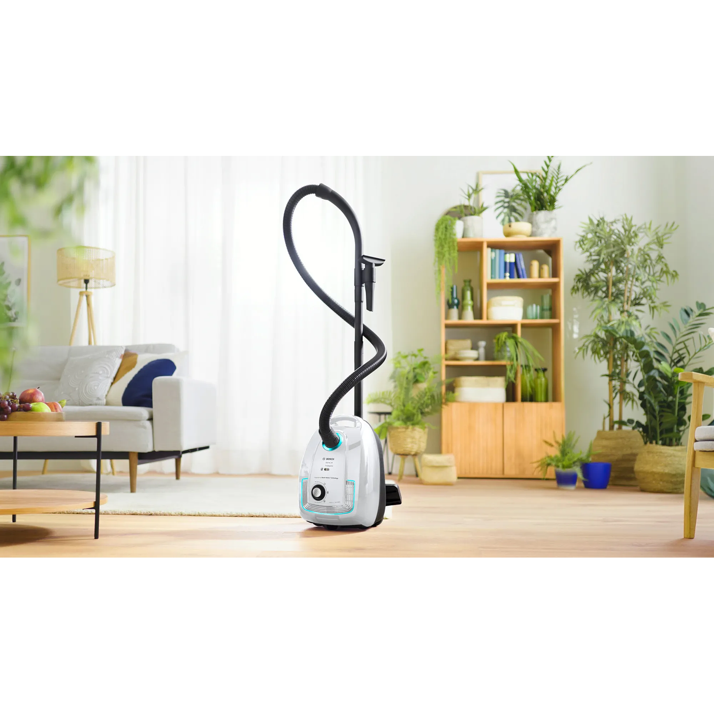 Serie 4 Aspirador con bolsa Blanco BOSCH 4