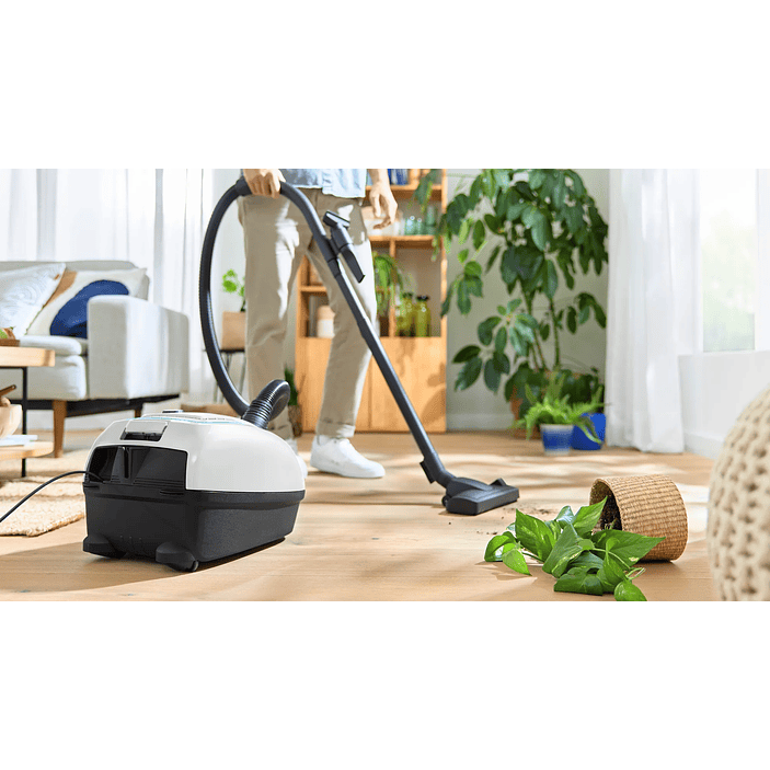 Serie 4 Aspirador con bolsa Blanco BOSCH 5