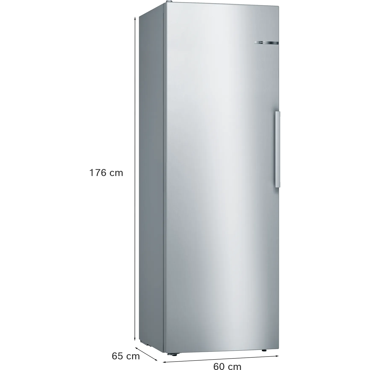 Serie 4 Frigorífico de libre instalación 176 x 60 cm Acero mate antihuellas 8