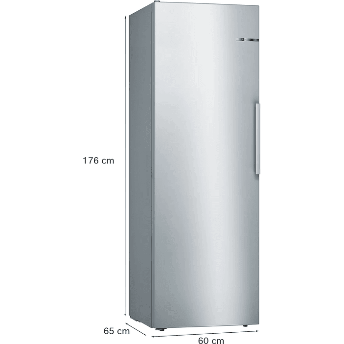 Serie 4 Frigorífico de libre instalación 176 x 60 cm Acero mate antihuellas 8