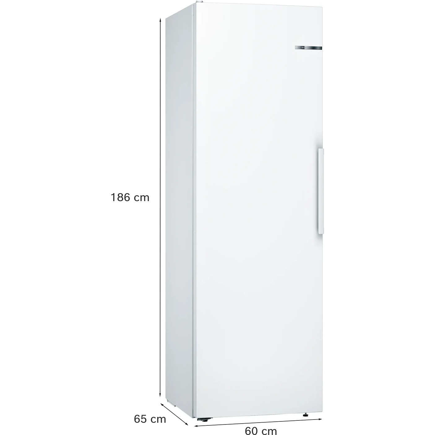 Serie 4 Frigorífico de libre instalación 186 x 60 cm Blanco 5