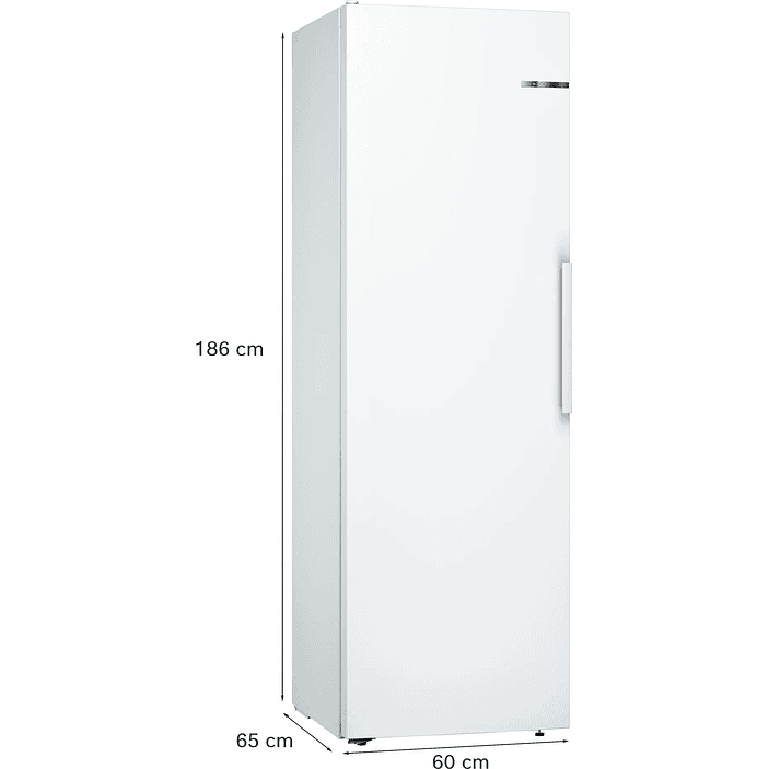 Serie 4 Frigorífico de libre instalación 186 x 60 cm Blanco 5
