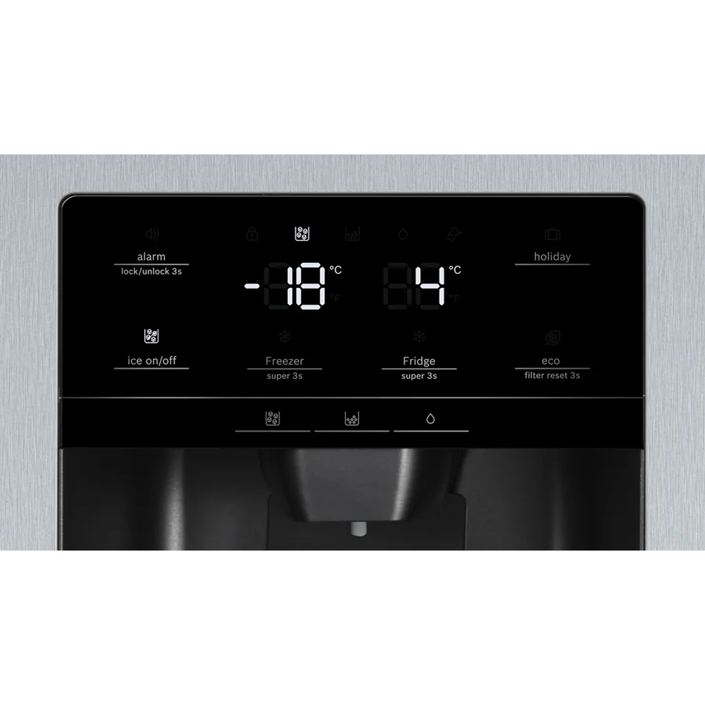 Serie 6 Frigorífico americano 178.7 x 90.8 cm Acero antihuellas, Total NoFrost 2