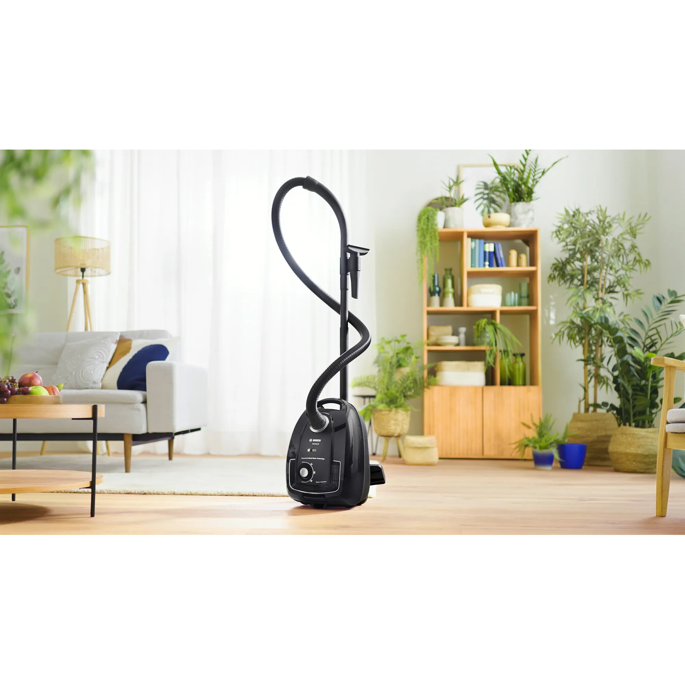 Serie 4 Aspirador con bolsa Negro BOSCH 5