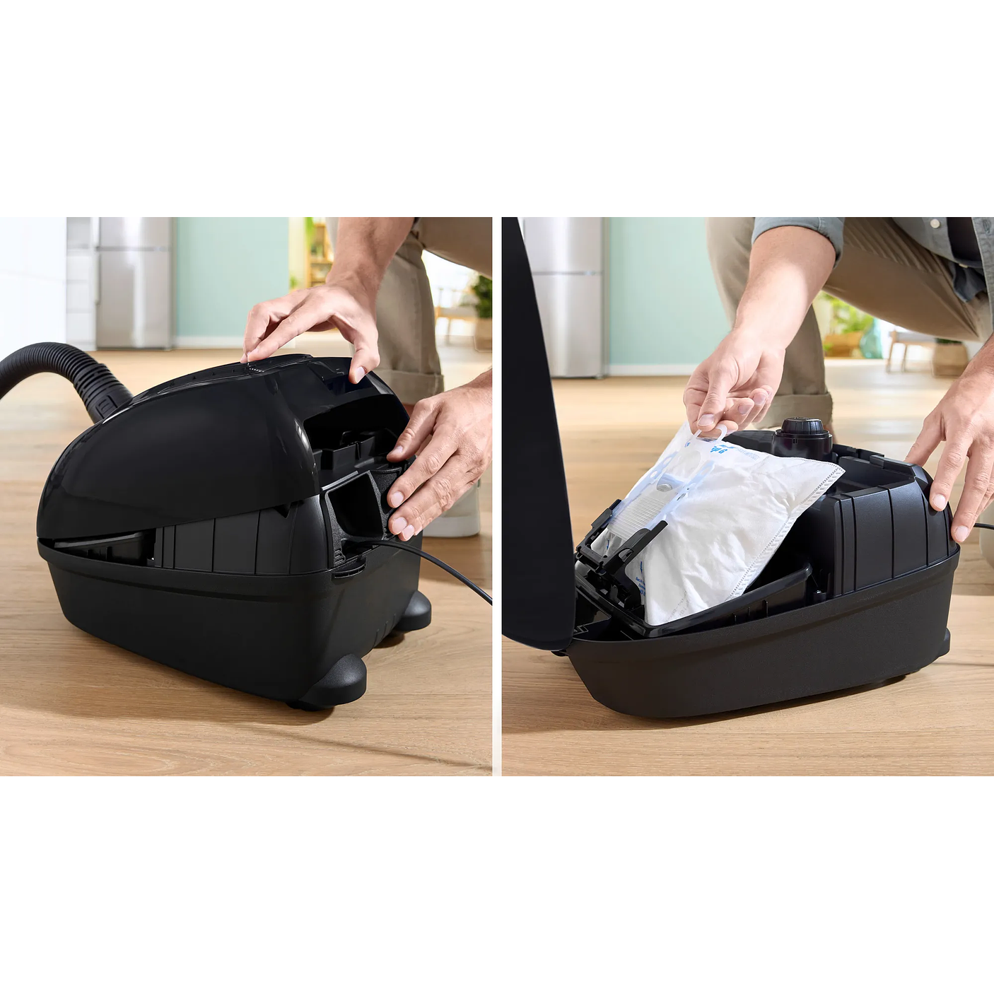 Serie 4 Aspirador con bolsa Negro BOSCH 7