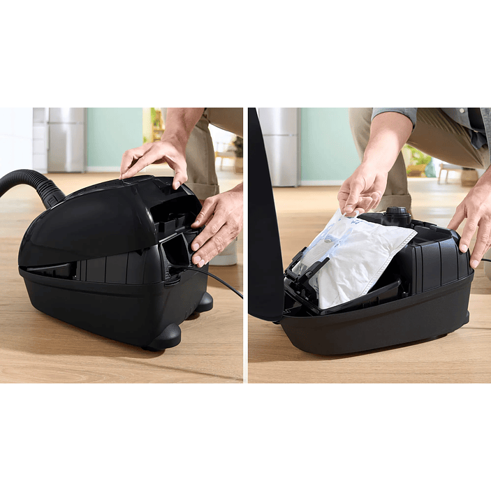 Serie 4 Aspirador con bolsa Negro BOSCH 7