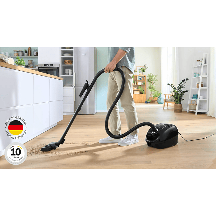 Serie 4 Aspirador con bolsa Negro BOSCH 8