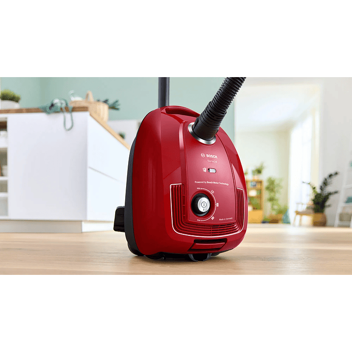 Serie 4 Aspirador con bolsa Rojo BOSCH 4