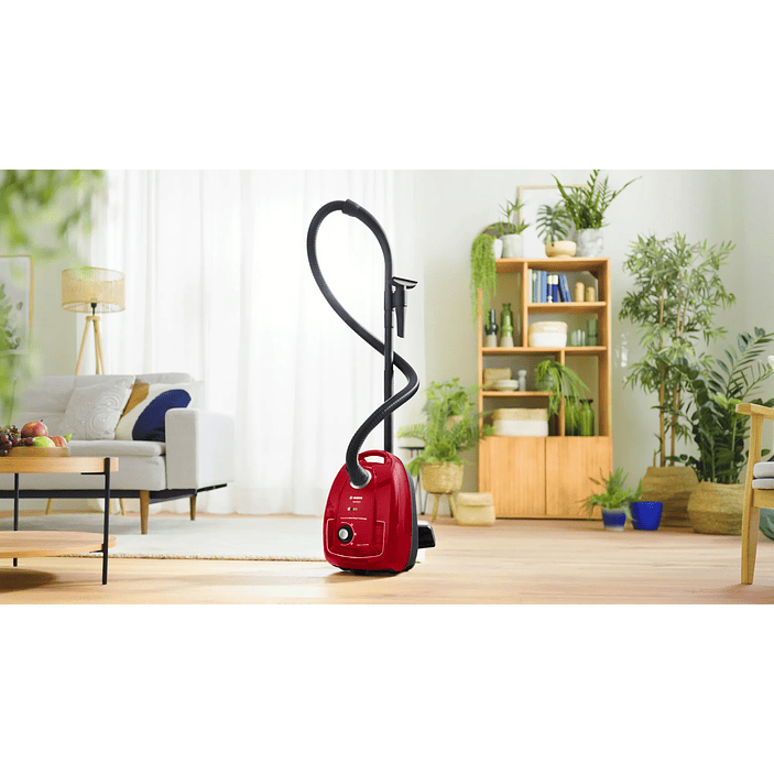 Serie 4 Aspirador con bolsa Rojo BOSCH 5