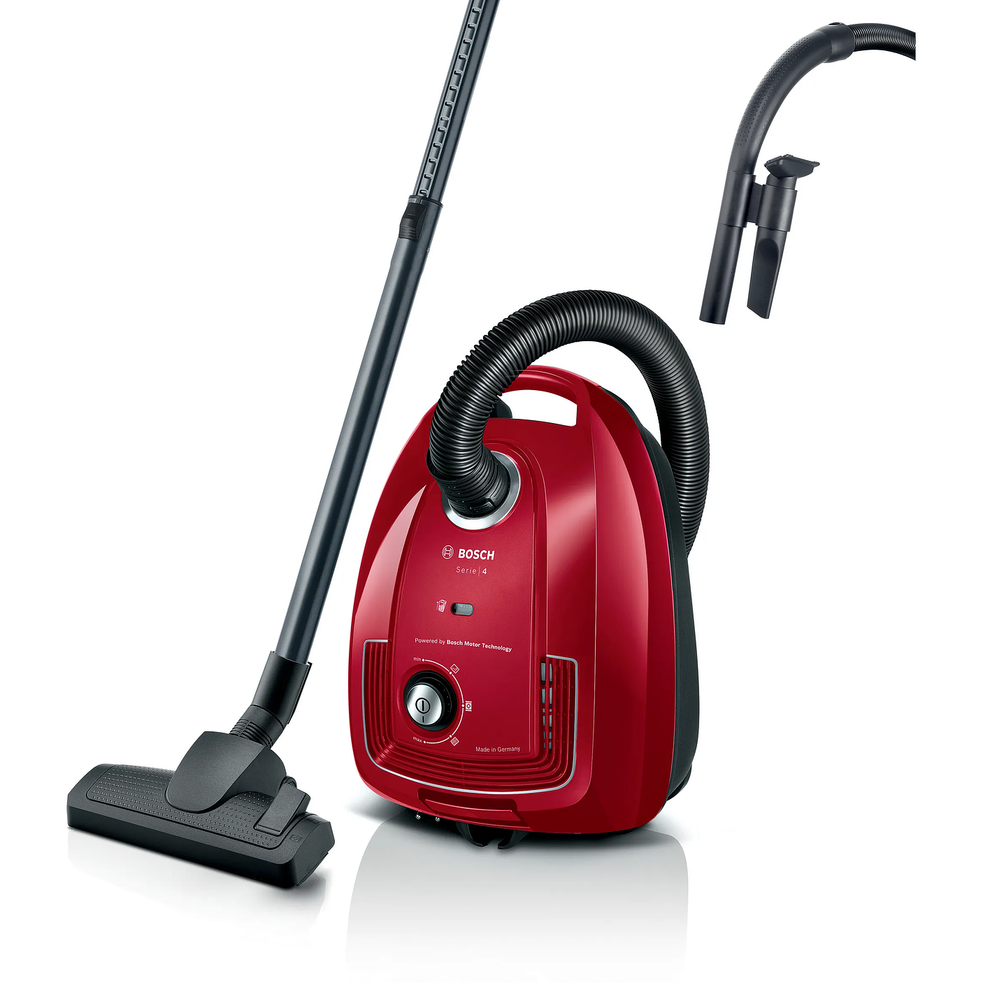 Serie 4 Aspirador con bolsa Rojo BOSCH 1