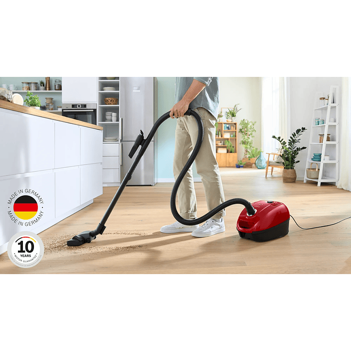 Serie 4 Aspirador con bolsa Rojo BOSCH 9