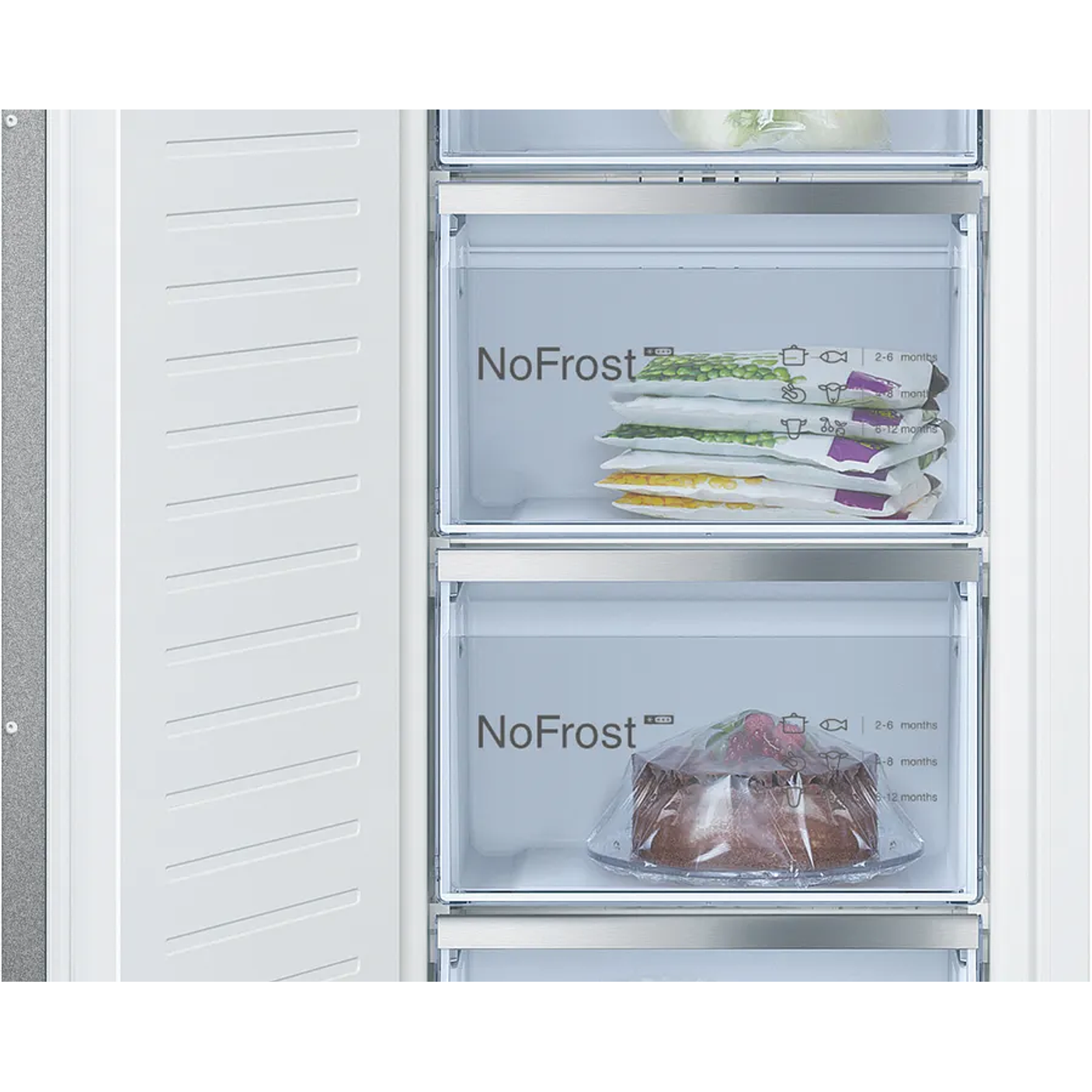 Serie 6 Congelador integrable 177.2 x 55.8 cm Cierre SoftClose con puerta fija 2