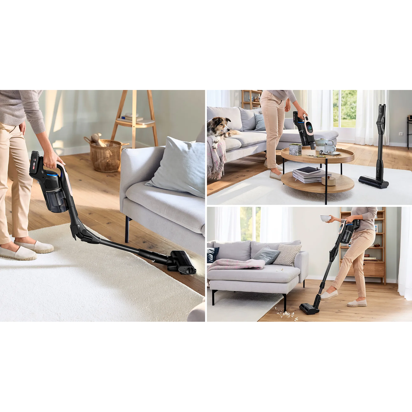 Aspiradora sin cable Unlimited 10 Rosa empolvado BOSCH 3