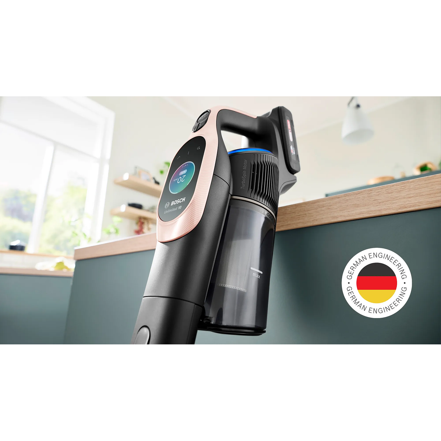 Aspiradora sin cable Unlimited 10 Rosa empolvado BOSCH 4