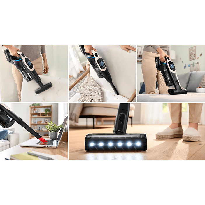 Aspiradora sin cable Unlimited 10 Rosa empolvado BOSCH 14