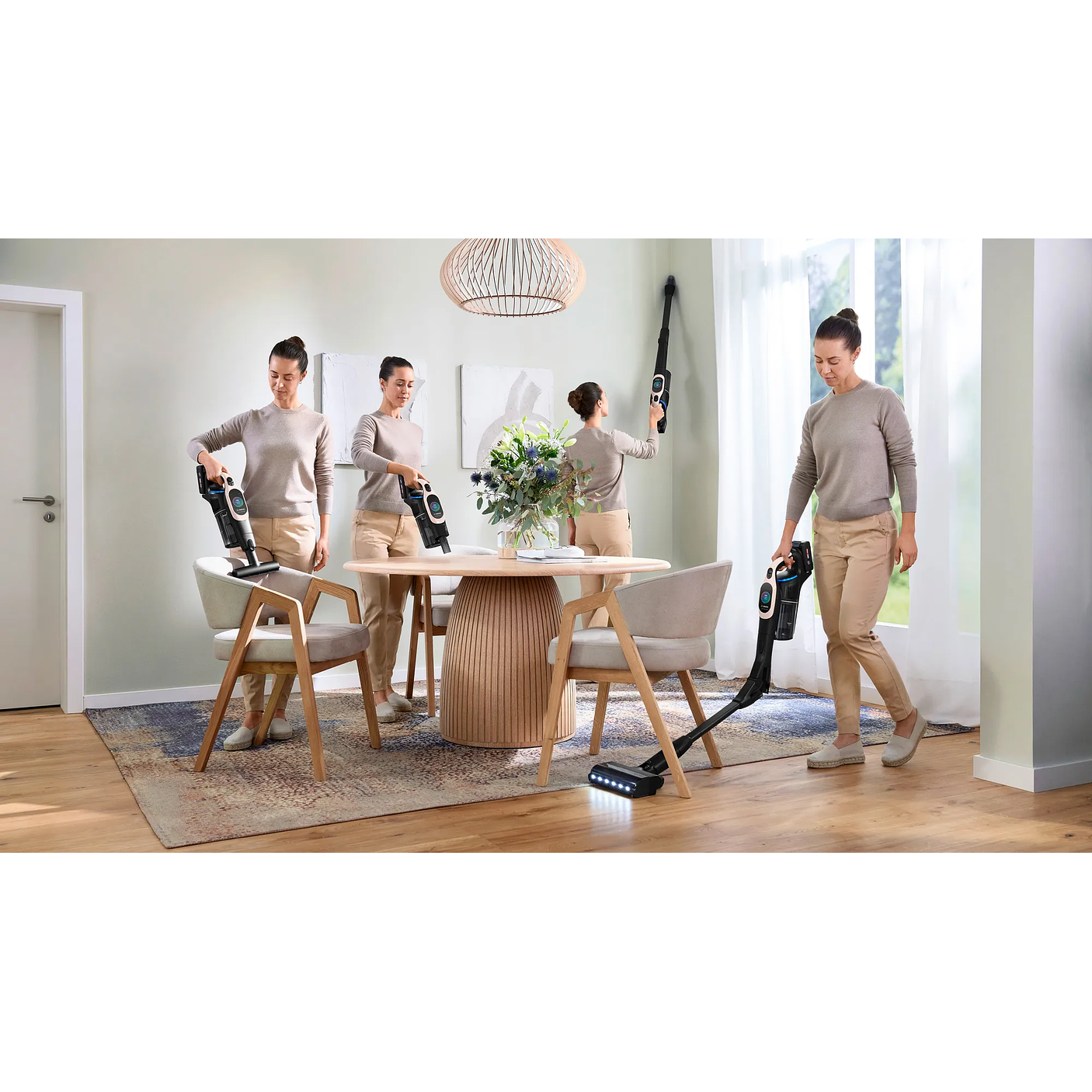 Aspiradora sin cable Unlimited 10 Rosa empolvado BOSCH 17