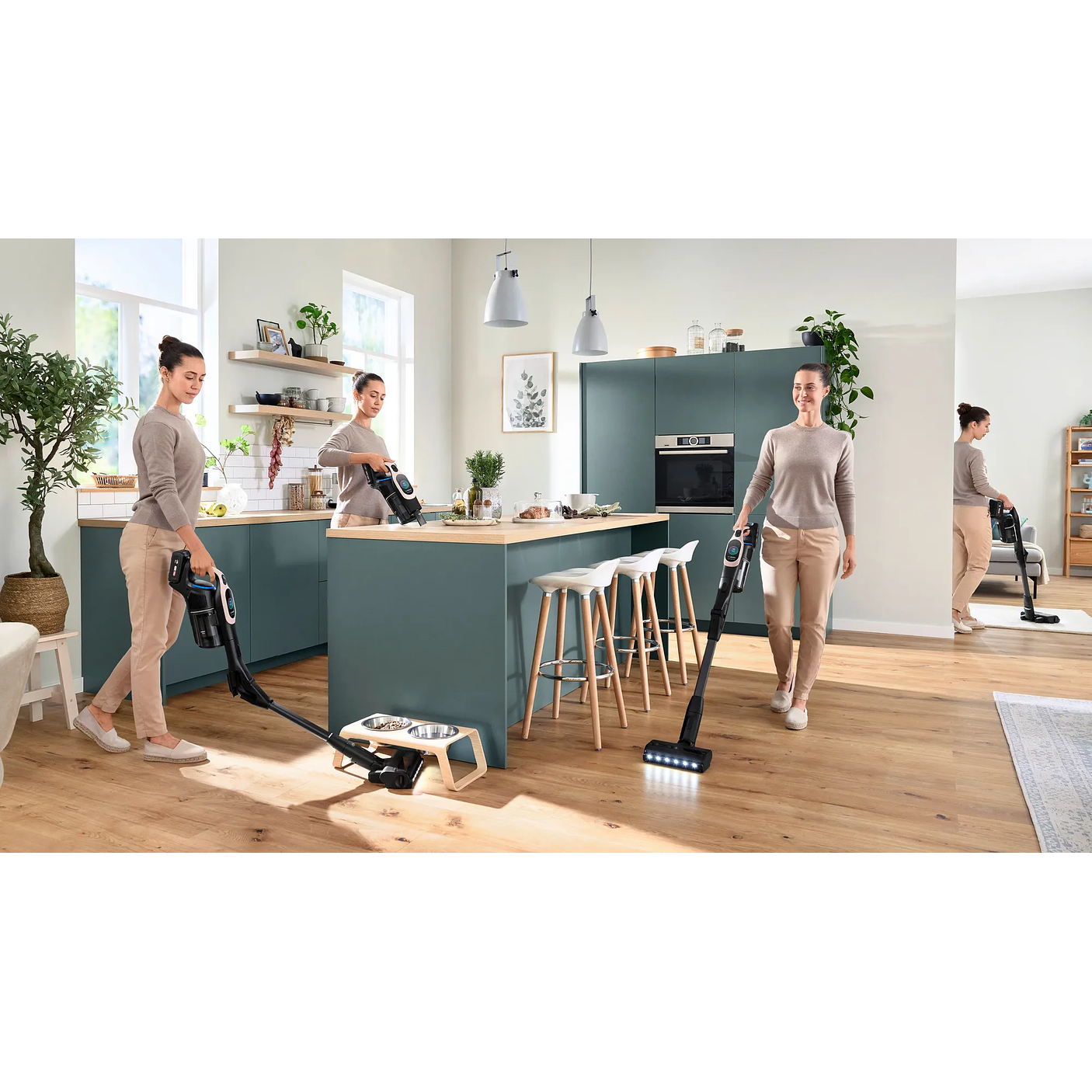 Aspiradora sin cable Unlimited 10 Rosa empolvado BOSCH 16