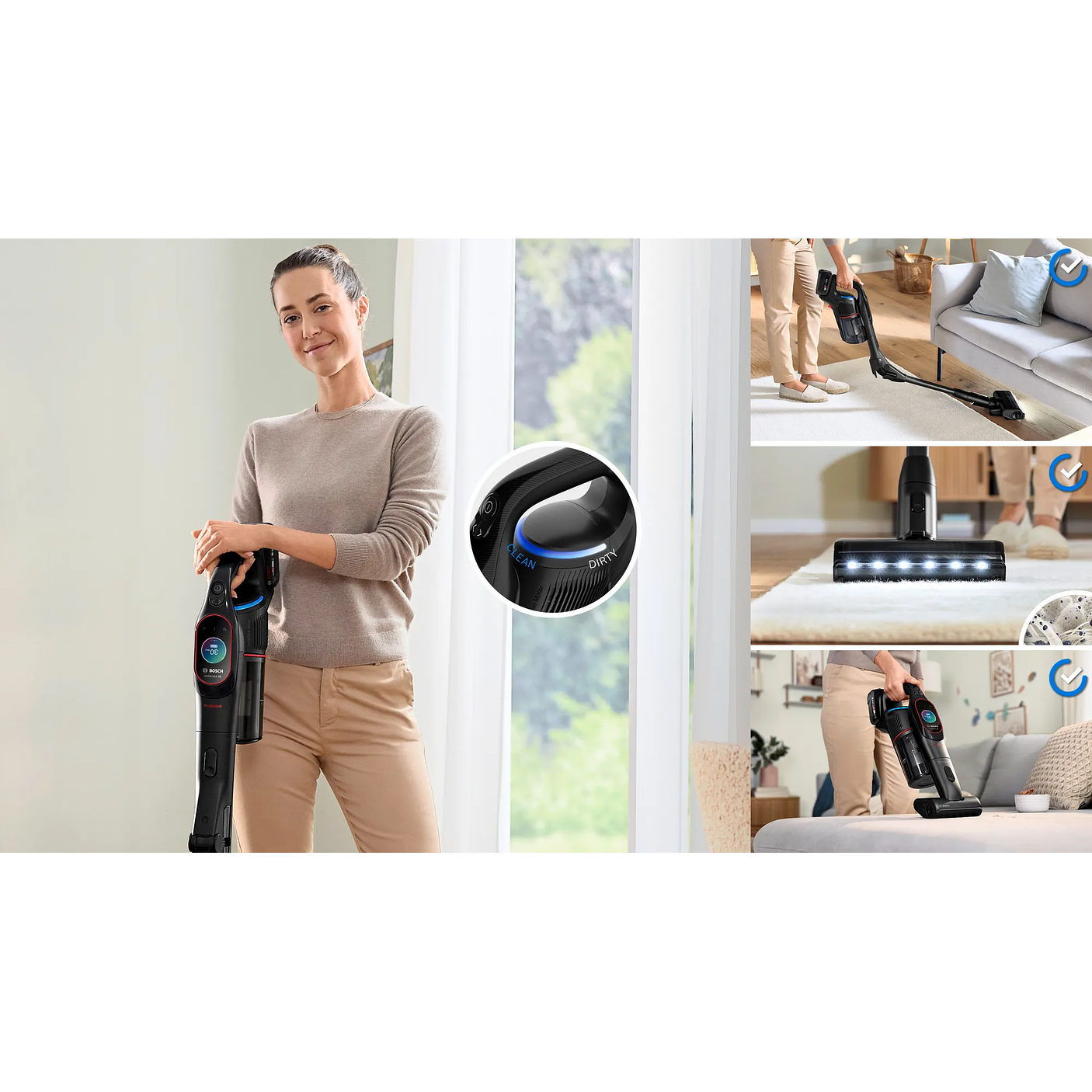 Aspiradora sin cable Unlimited 10 ProPower Negro BOSCH 2