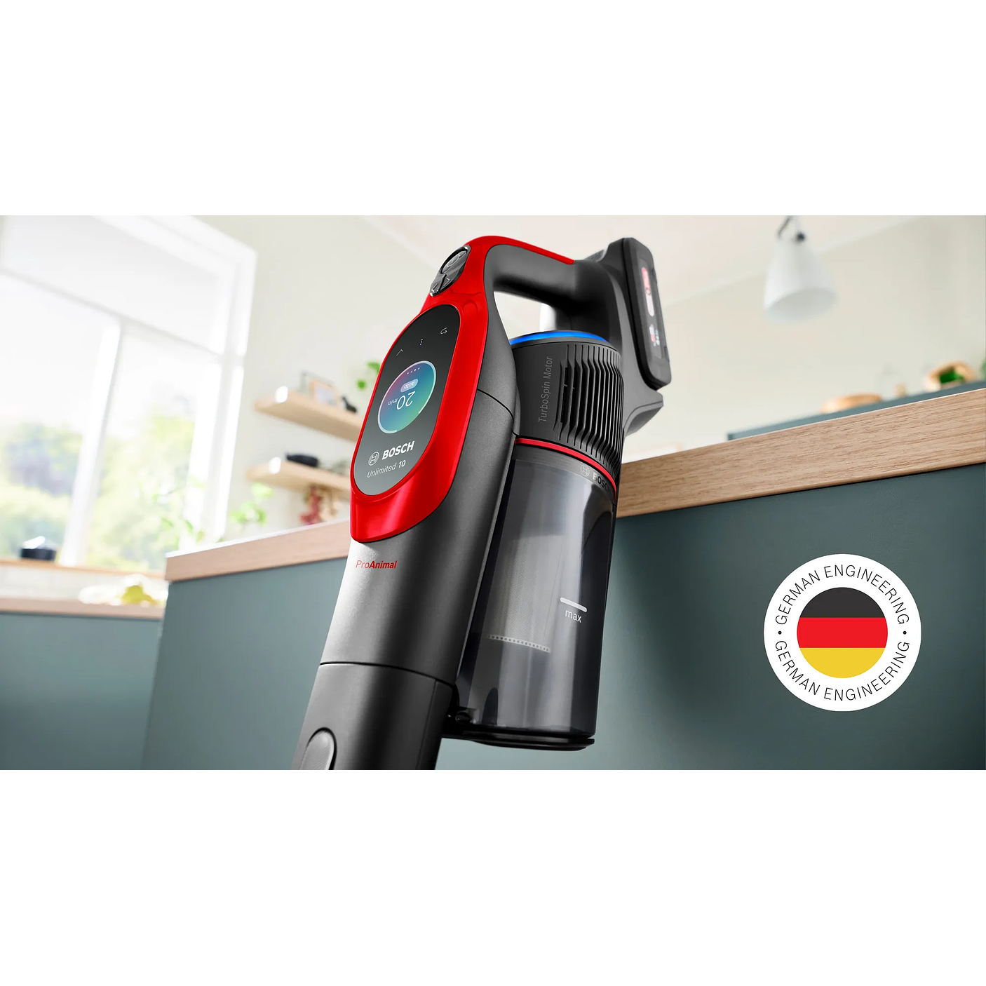 Aspiradora sin cable Unlimited 10 ProAnimal Rojo BOSCH 4