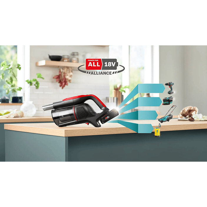 Aspiradora sin cable Unlimited 10 ProAnimal Rojo BOSCH 6