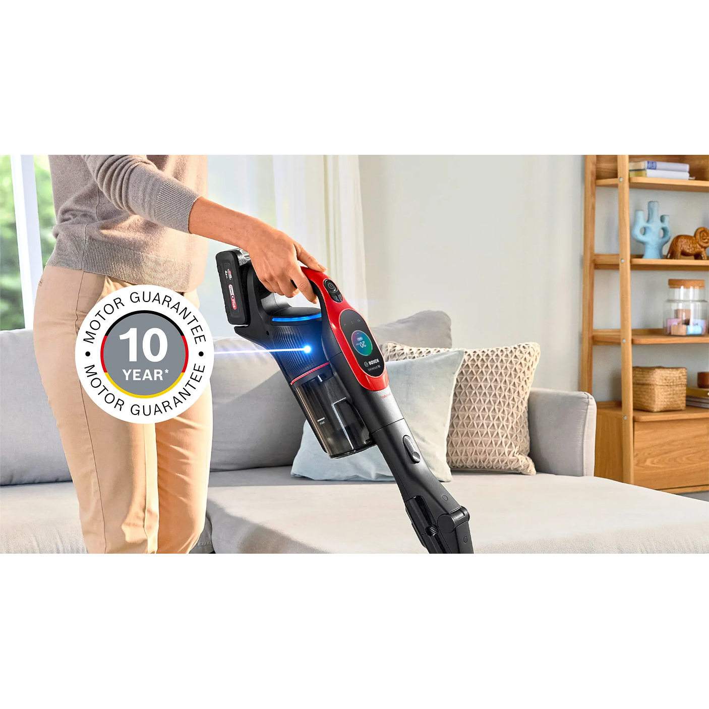 Aspiradora sin cable Unlimited 10 ProAnimal Rojo BOSCH 7