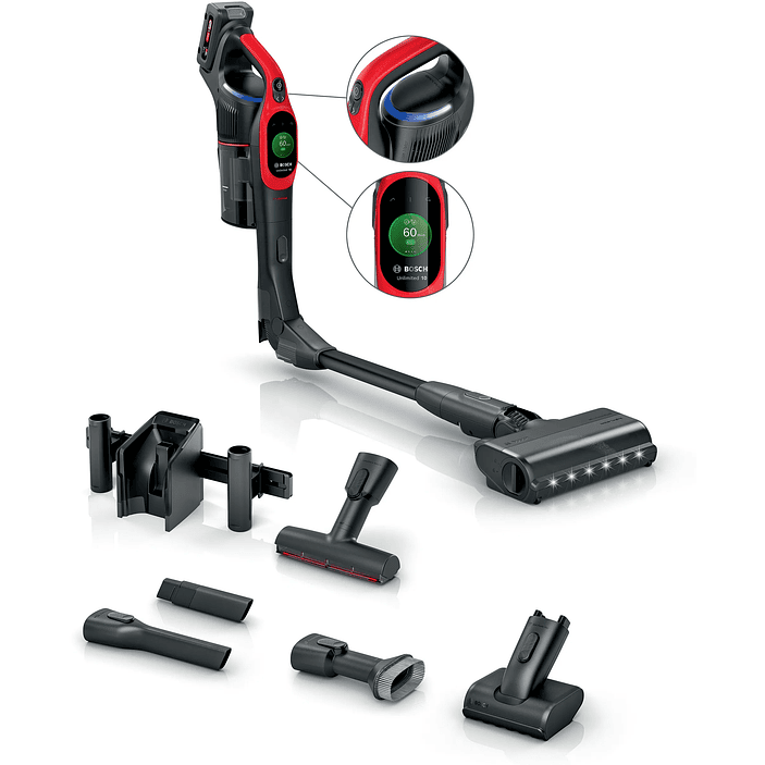 Aspiradora sin cable Unlimited 10 ProAnimal Rojo BOSCH 1