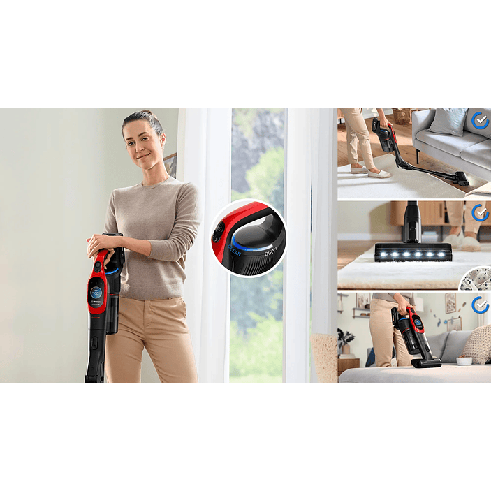 Aspiradora sin cable Unlimited 10 ProAnimal Rojo BOSCH 2