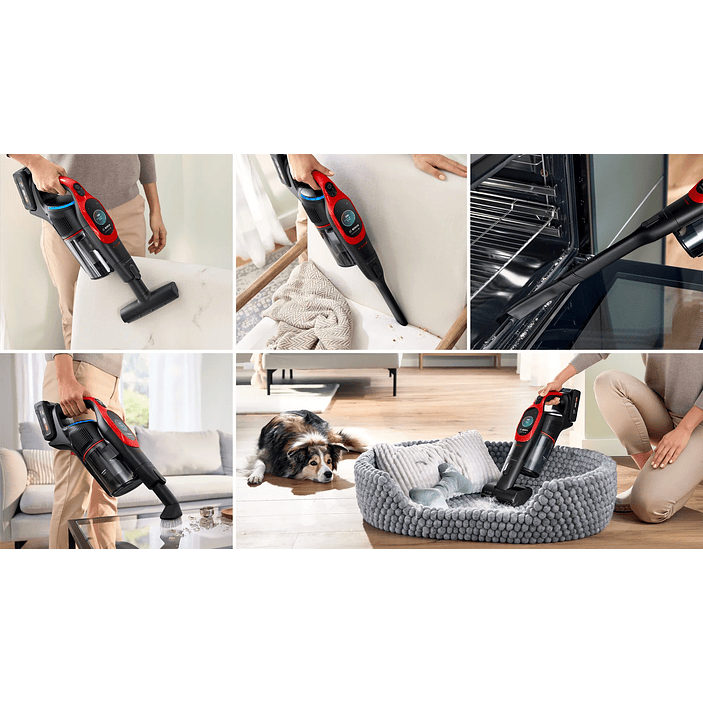 Aspiradora sin cable Unlimited 10 ProAnimal Rojo BOSCH 20
