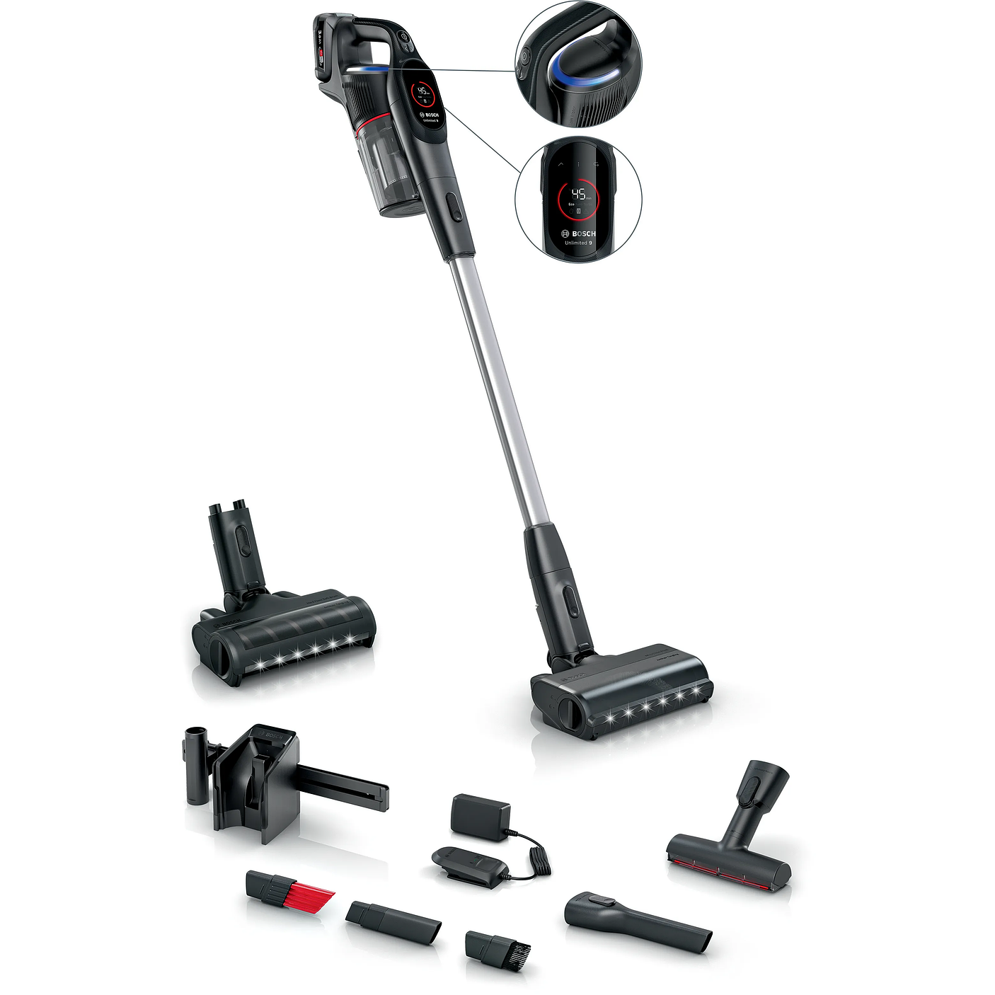 Aspiradora sin cable Unlimited 9 Negro BOSCH 1